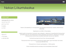 Tablet Screenshot of nokianliikuntakeskus.fi